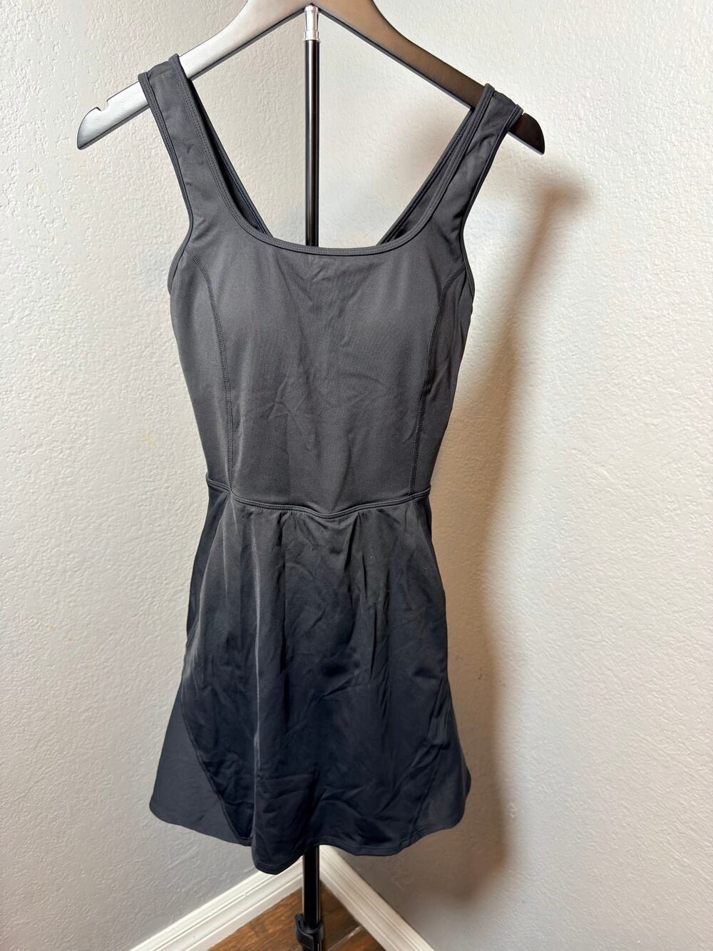 Halara Women's Black Athletic Dress Size Small Easy Peezy Built-in Shorts